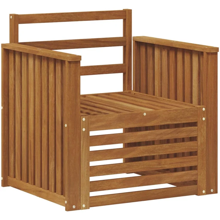 vidaXL Outdoor-Sofagarnitur Natur Massivholz Akazie 3436349 – Bild 2