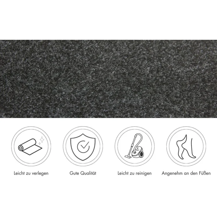 misento Outdoorteppich Poolteppich, rund, Höhe: 4 mm, mit Noppen zur Drainage, pflegeleicht, strapazierfähig – Bild 3
