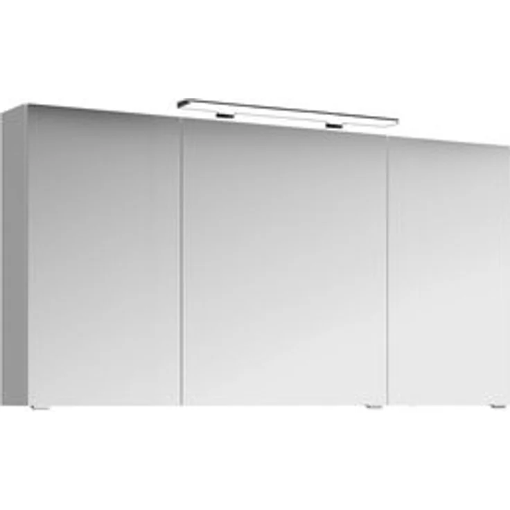 Lomadox Spiegelschrank FES-4010-66 weiß glänzend inkl. Beleuchtung - 140/71/17cm – Bild 6