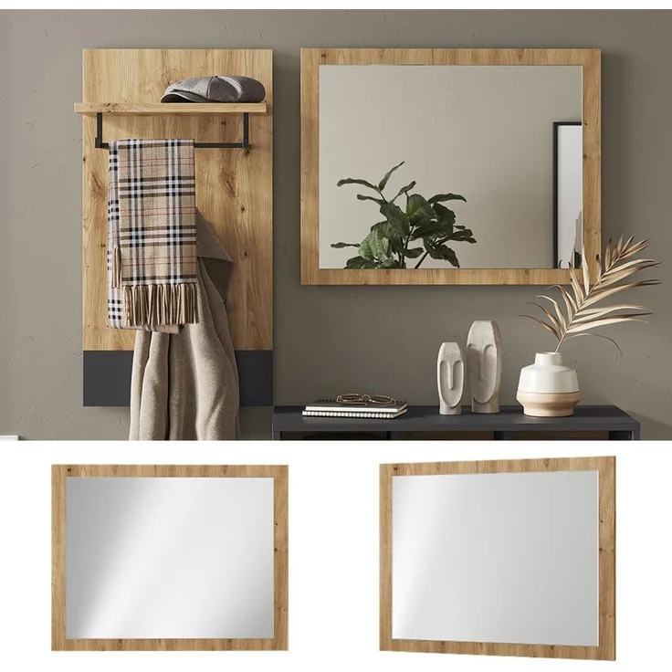 Wandspiegel Selena Artisan-Eiche 70 x 55 cm Vicco – Bild 2