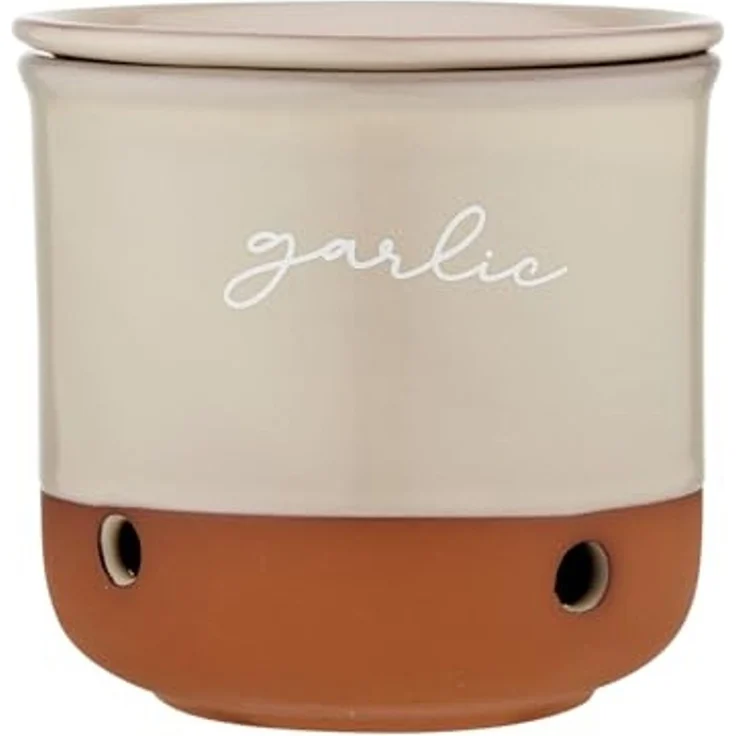 Ladelle Eco Knoblauch-Topf taupe – Bild 1