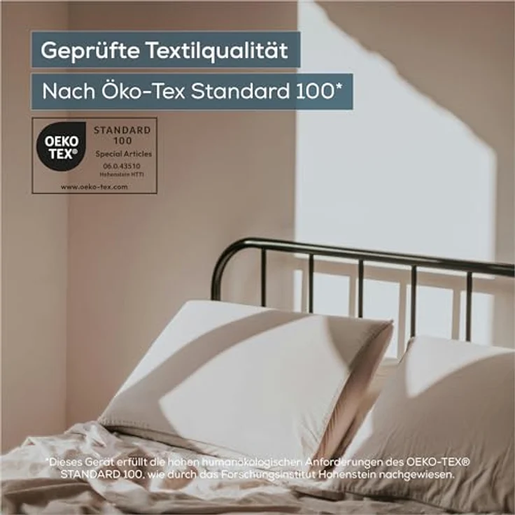 Beurer UB 74 Wärmeunterbett, elektrische Heizdecke mit Abschaltautomatik und Überhitzungsschutz, Wärmedecke in praktischer Spannbetttuch-Form mit 3 Temperaturstufen, waschbar, 200x100 cm – Bild 6