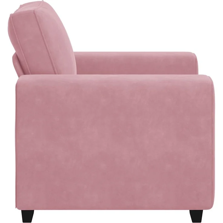 vidaXL Sessel Rosa 100x77x82 cm Samt 4105250 – Bild 4