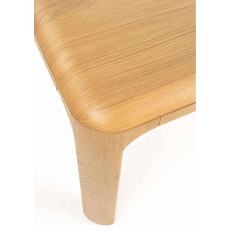 Zuiver Esstisch Oever 180 aus massivem Eichenholz für Esszimmer & Küche Beige 90x180x75 cm – Bild 7