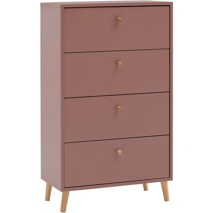 Schildmeyer Kommode Bjarne 160564, Mauve, 60,1 x 33 x 101,3 cm – Bild 4