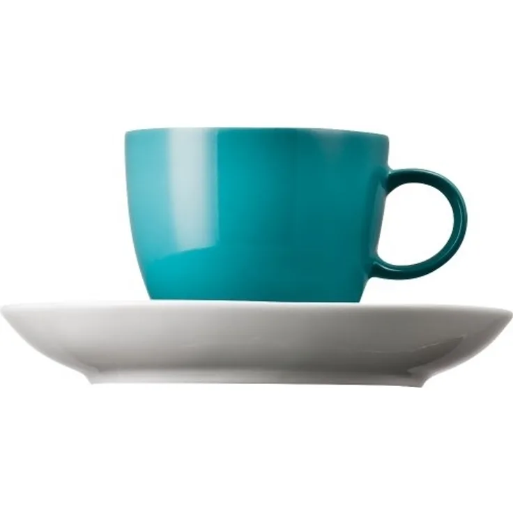 Rosenthal Thomas Espressotasse mit Untertasse Sunny Day Turquoise (2-teilig) 10850-408528-14720