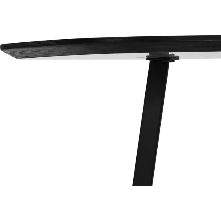 Design Konsolentisch TURIN 120cm weiss Marmor-Optik Konsole Metallgestell – Bild 4