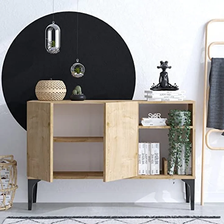 WELL HOME MOBILIARIO & DECORACIÓN Eingangs-oder Wohnzimmermöbel, Klein, Marron – Bild 5