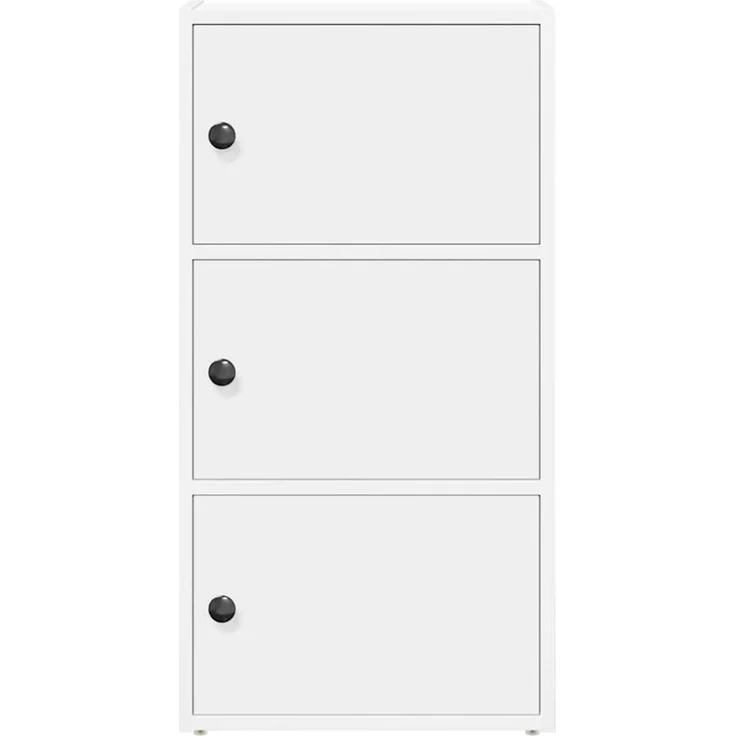 vidaXL Bücherregal Weiß 40x24x77 cm Holzwerkstoff 860364 – Bild 7