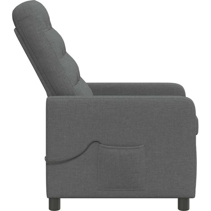 vidaXL Massagesessel mit Liegefunktion Dunkelgrau 65 x 93 x 102 cm 42051321 – Bild 7