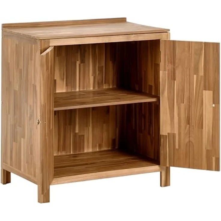 Outdoor-Küchenschrank VENOSA Braun Akazienholz – Bild 4
