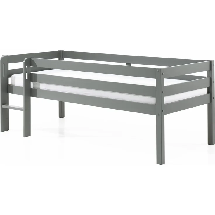 Kojenbett Karolina 208x105x83 Kinderbett Massivholz Grau – Bild 2