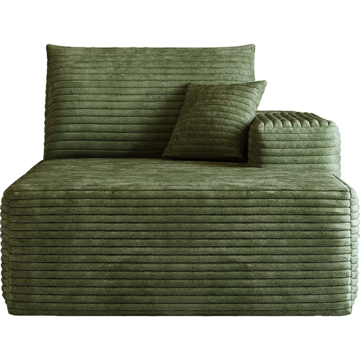 ZUBALIYA SchlafSofa mit Cordbezug, modular aufgebaut, ohne aufwendige Montage, für Wohnzimmer und Apartments – Bild 6