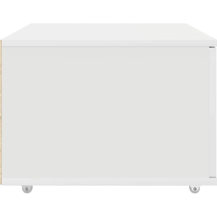 vidaXL Schubladenschrank Mit Rad Weiß 55 x 45 x 31 cm 869306 – Bild 7