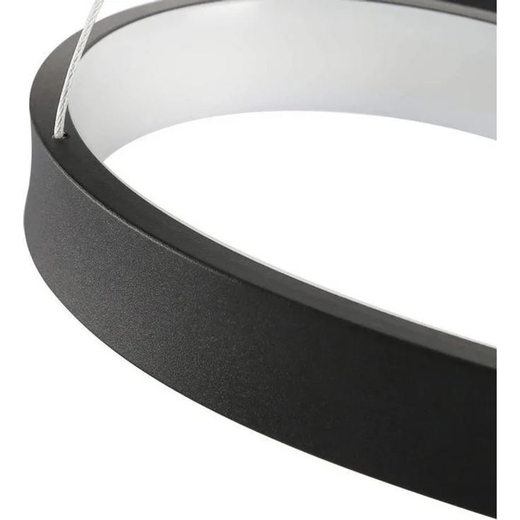 Nettlife LED Pendelleuchte Hängeleuchten Schwarz Dimmbar 47W, Höhenverstellbar, LED fest integriert, Warmweiß Neutralweiß Kaltweiß, Esszimmer Wohnzimmer Schlafzimmer Arbeitszimmer Büro – Bild 4