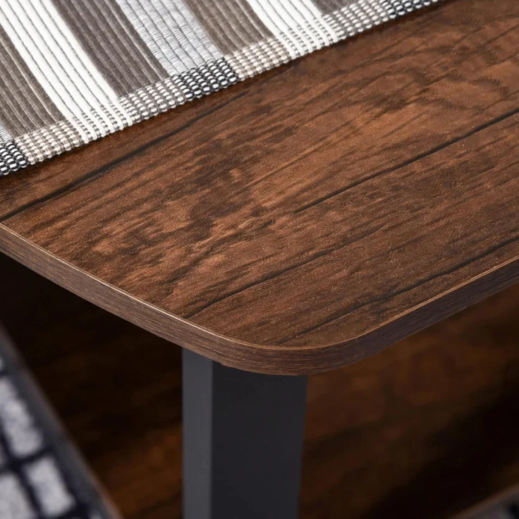 HOMCOM Couchtisch Couchtisch im industriellen Stil – Bild 8