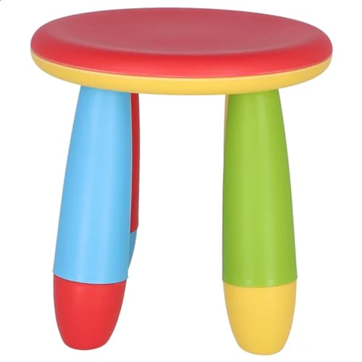 Mueblear 90055 Kinder-Hocker, Kunststoff, 20 x 15 x 26 cm rot – Bild 4