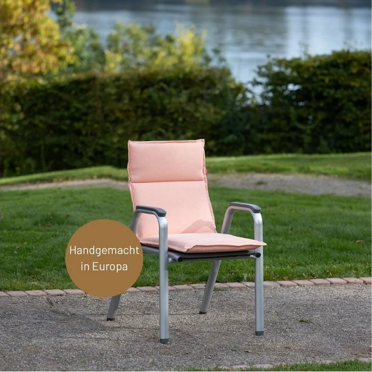 Herlag Polsterauflage Bea, (1 St), Gartenstuhlauflage Niedriglehner Wasserabweisend UV-Schutz – Bild 2