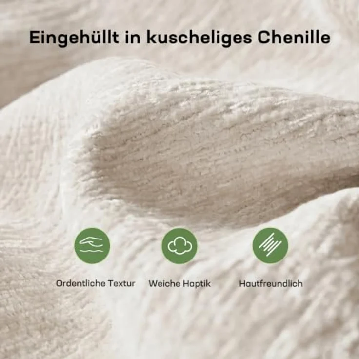 Marsail Schminktisch Stuhl,verstellbaren 180° Armlehnen &105° Rückenlehne | bis 150kg Höhenverstellbar 360° Drehfunktion, weicher Chenille-Stoff, Extra breiter Sitz für Schneidersitz, Lesen & Relaxen – Bild 6
