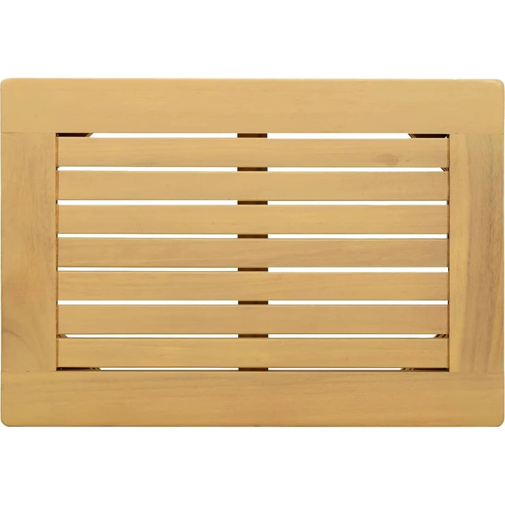 Couchtisch Sofatisch, Helles Akazienholz 50 x 35 x 36 cm Massivholz Akazie d275e – Bild 4