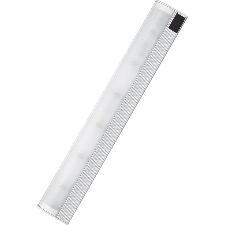 Osram LED-Unterbauleuchte, SlimShape, silber, Bewegungssensor, Direktanschluss mit 3m Netzkabel, 8 Watt, warmweisss-3000K – Bild 1