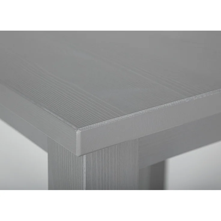 Inter Link Beistelltisch Holz - Kleiner Tisch aus Kiefer Massivholz mit Natürlicher Maserung - FSC-Zertifiziert - Holztisch als Couchtisch, Sofatisch, Wohnzimmertisch - 45 x 45 x 55 cm - Grau – Bild 8