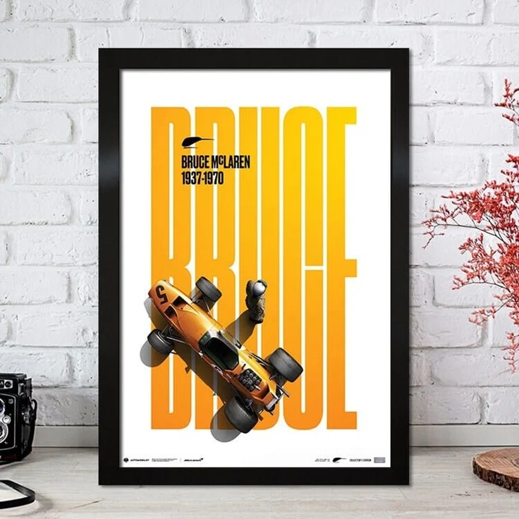 Poster Formel 1 Rennfahrer Legenden Rennwagen · Deko Print ohne Rahmen - I / 40x50 cm – Bild 2