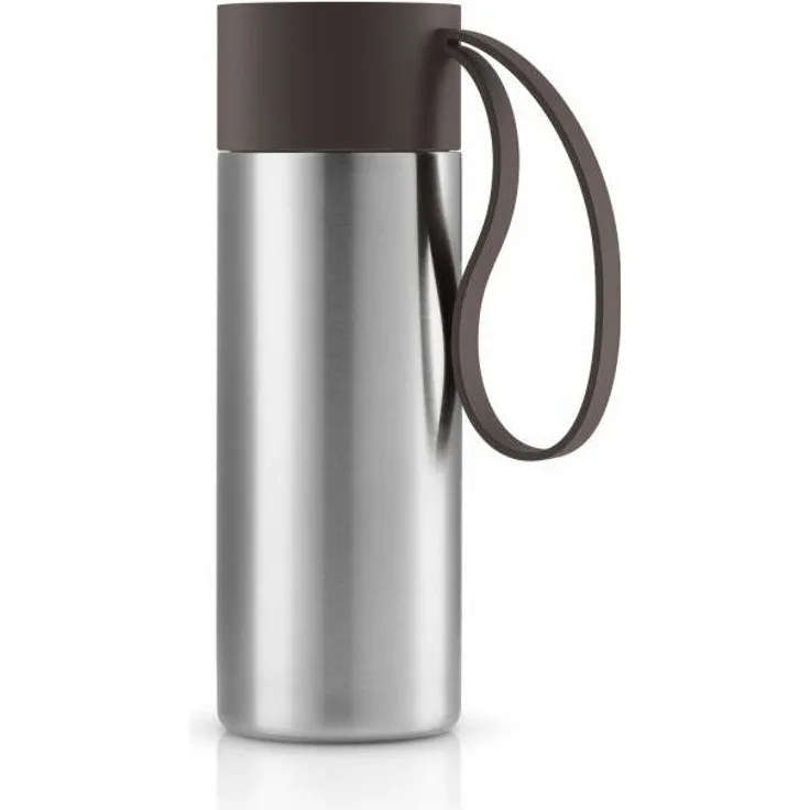 Eva Solo Isolierbecher To Go Cup, Thermobecher, Edelstahl, Kunststoff, Chocolate, 350 ml, 567044