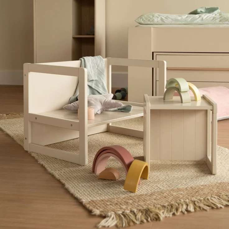 roba Sitzbank im Landhausstil - 2 Sitzhöhen oder als Kindertisch verwendbar - Cashmere – Bild 11