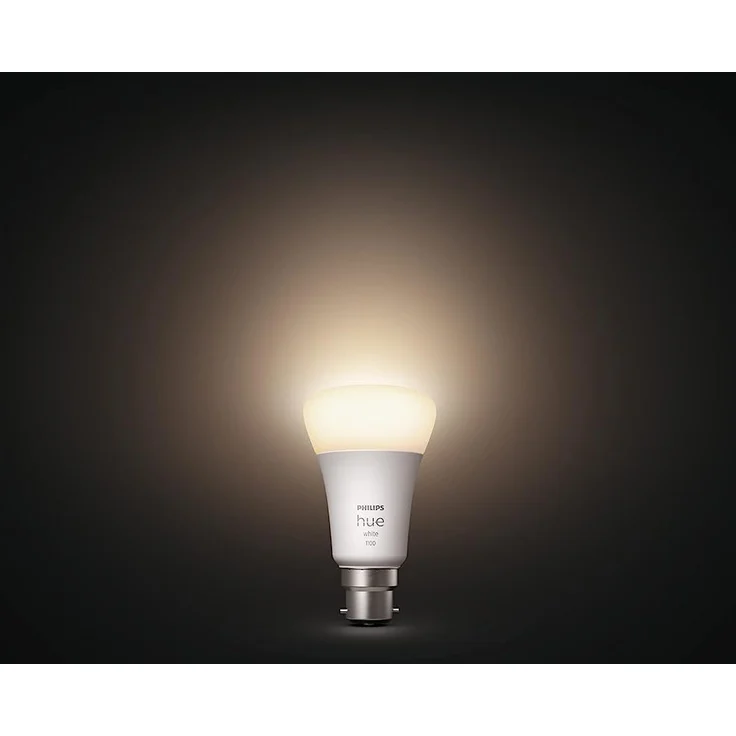 Philips Hue Intelligente Glühbirne, Weiß, B22-Bajonettsockel, 1100 Lumen (entspricht 75 W), funktioniert mit Alexa, Google Assistant und Apple Homekit – Bild 10