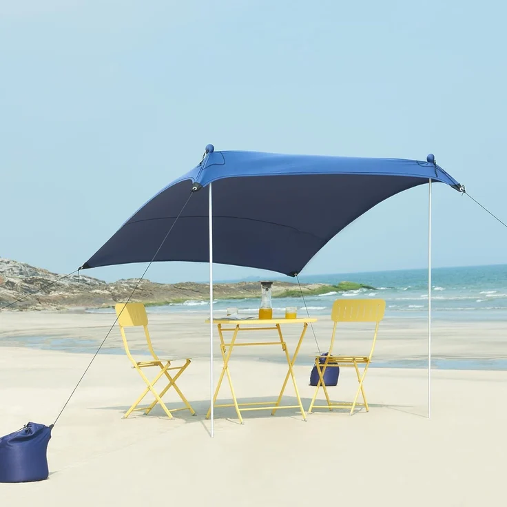 Strandzelt Bernheze 200x200x170cm Blau [pro. tec]