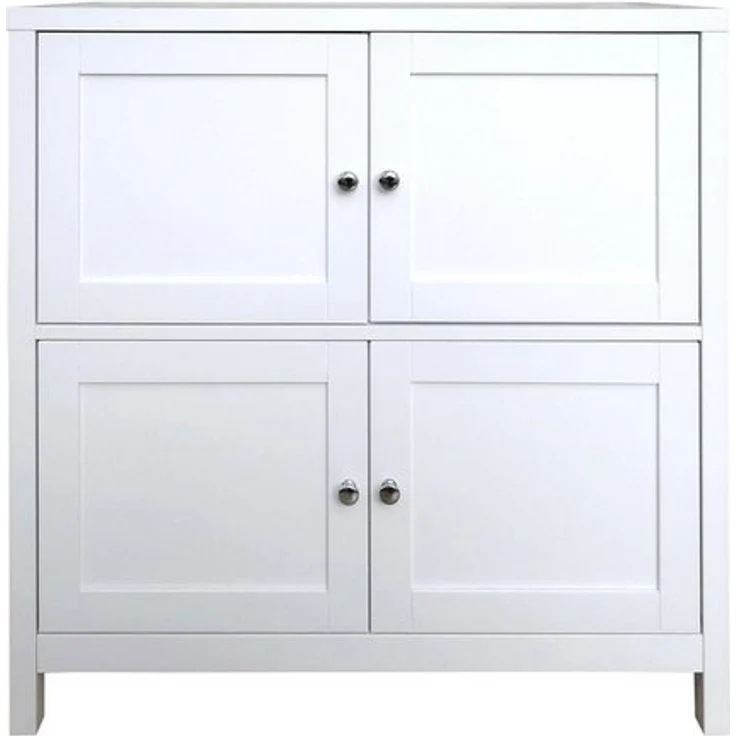 HTI-Living Kommode Kommode Hayet Weiß (Stück, 1 St, 1 Kommode), Sideboard 4 Fächer – Bild 4