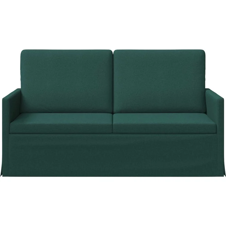 vidaXL 2-Sitzer Sofa Dunkelgrün 150 x 81 x 82 cm Stoff 42041078 – Bild 3