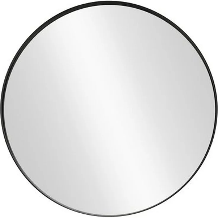 riess-ambiente Wandspiegel PORTRAIT 40cm schwarz – Metallrahmen, rund, Accessoire (Einzelartikel, 1-St), moderner Spiegel mit edlem Schwarz – ideal für Flur oder Ankleide – Bild 4
