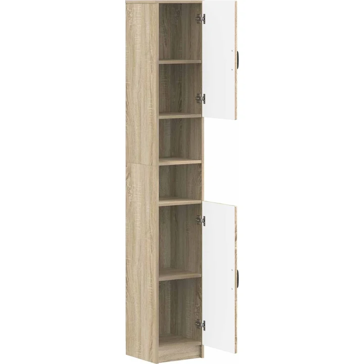 vidaXL Badezimmerschrank mit offenem Regal UTRECHT Sonoma-Eiche 897697 – Bild 2