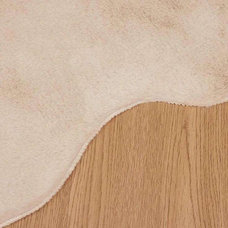 vidaXL Rutschfester Kunstfellteppich Olite Taupe 60x90 cm Polyester 42021761 – Bild 9