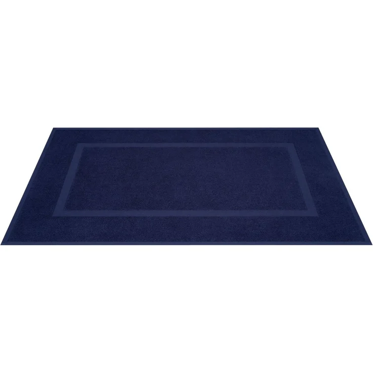 HAMMETEX Badematte Hotelmatte, Duschvorleger, Höhe 5 mm, rutschhemmend beschichtet, beidseitig nutzbar, Baumwolle, rechteckig, 2-teiliges Set, einfarbig, 100% Baumwolle – Bild 4