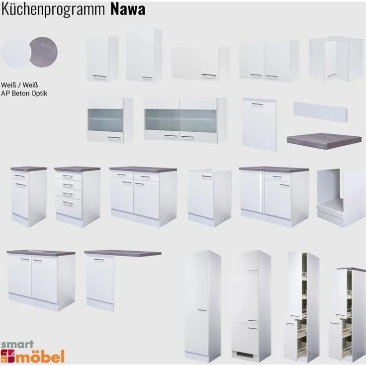 Flex-Well Hängeschrank Kopenhagen (B x H x T) 50 x 54,8 x 32 cm – Bild 5