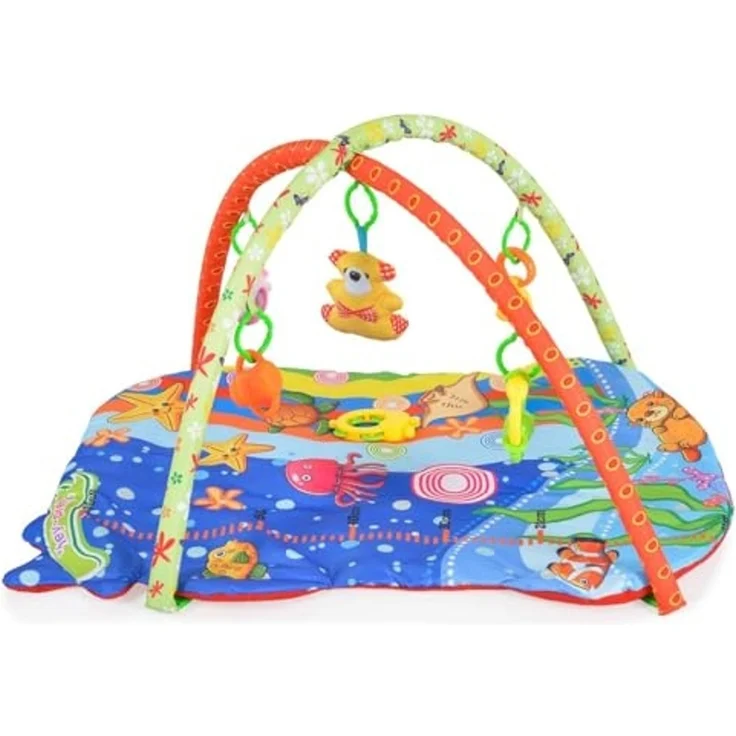Moni Spielbogen Baby Like 143A, Unterwasserwelt, 5 Spielsachen, Wachstumsskala – Bild 4