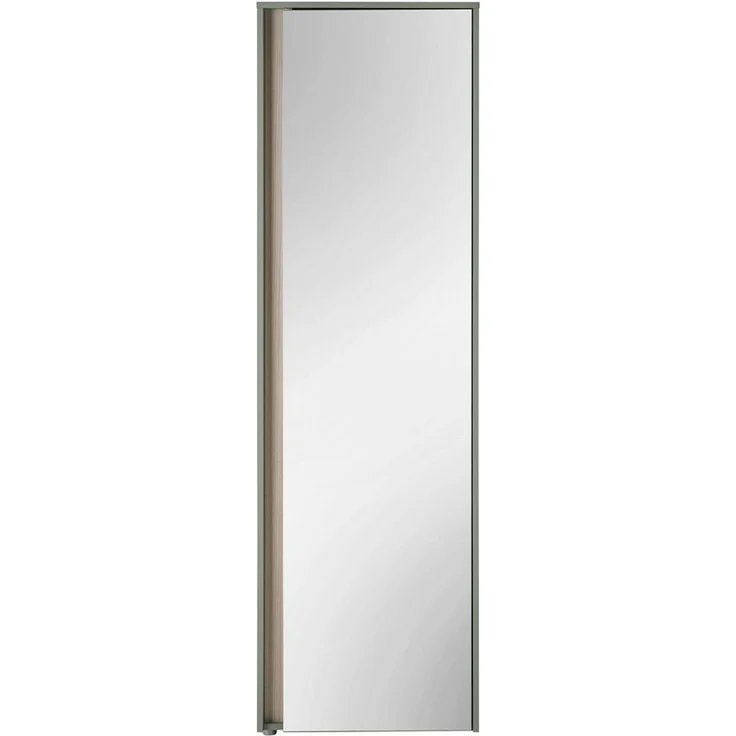 Home affaire Garderobenschrank GiRON/CiTY, moderner Garderobenschrank, Kleiderschrank mit Stauraum Spiegeltür, Teleskopauszug, Tür beidseitig montierbar, 60 cm breit – Bild 2