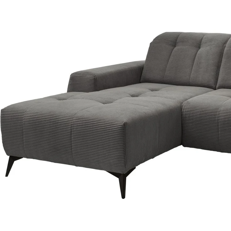 Ecksofa Sano von Benformato - Hochwertiges Cordsofa mit Elektrofunktion und verstellbaren Kopflehnen – Bild 4