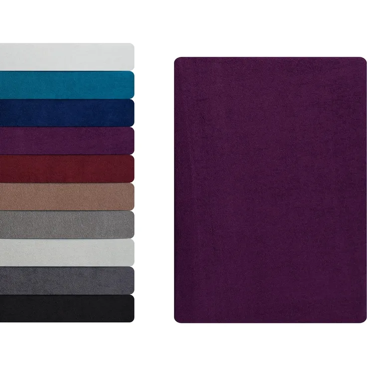 Hometex Premium Textiles Spannbettlaken aus Frottier Stoff bis 23 cm Steghöhe, Frottee, Gummizug: Rundumgummizug, Kuschelig warm und extra weich, ideal für die kalte Jahreszeit