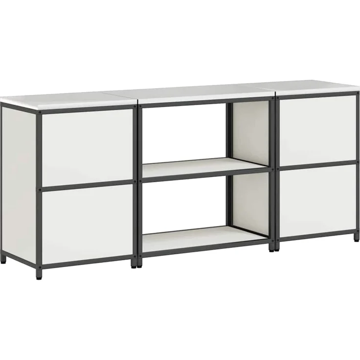 vidaXL Aufbewahrungsset für die Küche HATTEM 3 stk. Weiß 3392667 – Bild 12