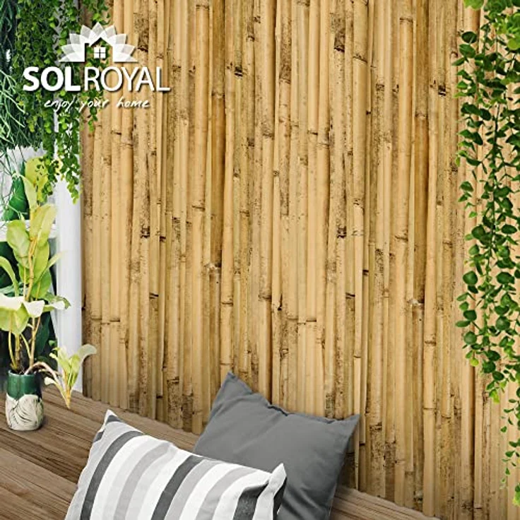 Sol Royal SolVision Premium B38 Sichtschutzmatte Bambus 120cm, 250cm – Bild 11