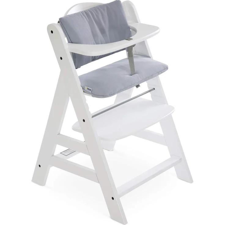 HAUCK 'Highchair Pad Deluxe' Hochstuhl Sitzkissen Stretch Grey – Bild 5
