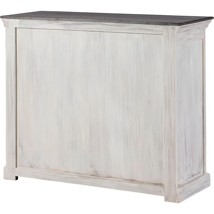 Regal Mango / Akazie 120x45x100 weiß gewachst CASTLE-ANTIK #109 – Bild 4