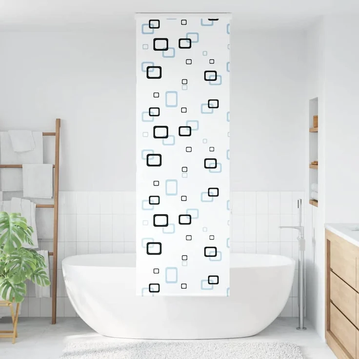 vidaXL Duschrollo mit Kassette 80x240 cm Stoffbreite 76 cm 4014944 – Bild 2