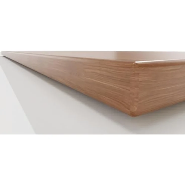BISLEY Desktop, melaminharzbeschichtete MFC Tischplatte, mit 2 mm ABS Kante, DT251606005, H: 25 x B:1600 x T:600 mm, 008 lincon wallnuss – Bild 2