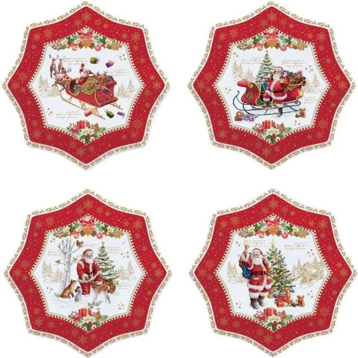 EasyLife Dessertteller CHME1002 - Christmas Memories 4er SET", -16 cm-, (4 St) – Bild 2