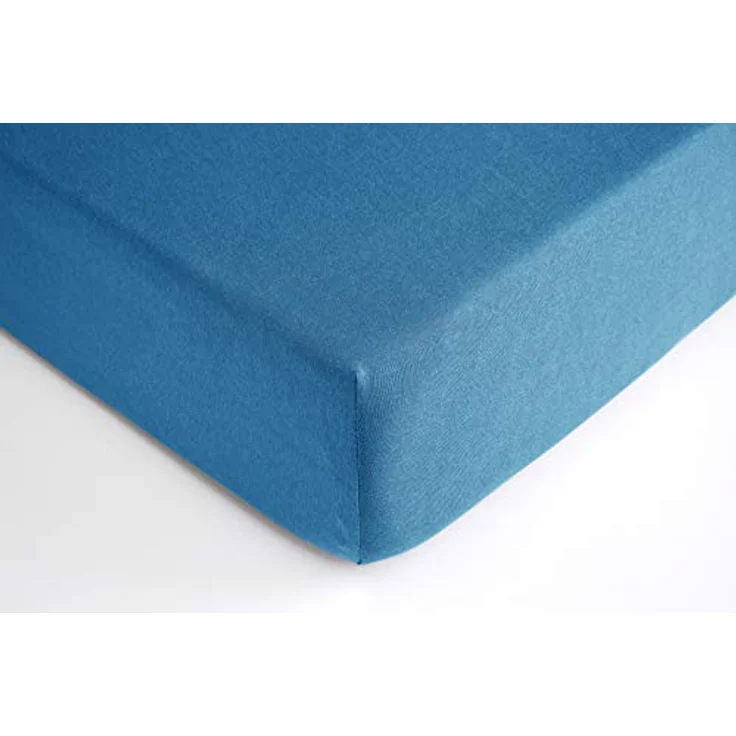 Hometex Premium Textiles Spannbettlaken für Topper bis 10cm Steghöhe, Jersey, Gummizug: Rundumgummizug, ideal für Boxspringbett Topper, 100% reine Baumwolle – Bild 5